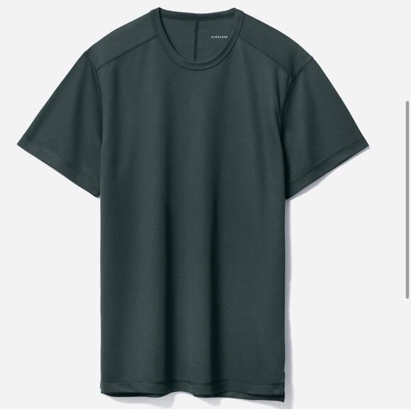Everlane Uniform NWOT Men's Sports Tee -Short Sleeve T-shirt  Green Size Large - Picture 2 of 7